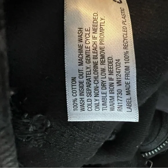 Wild Fable Black Denim Women's Shorts distressed low rise y2k - Picture 4 of 7